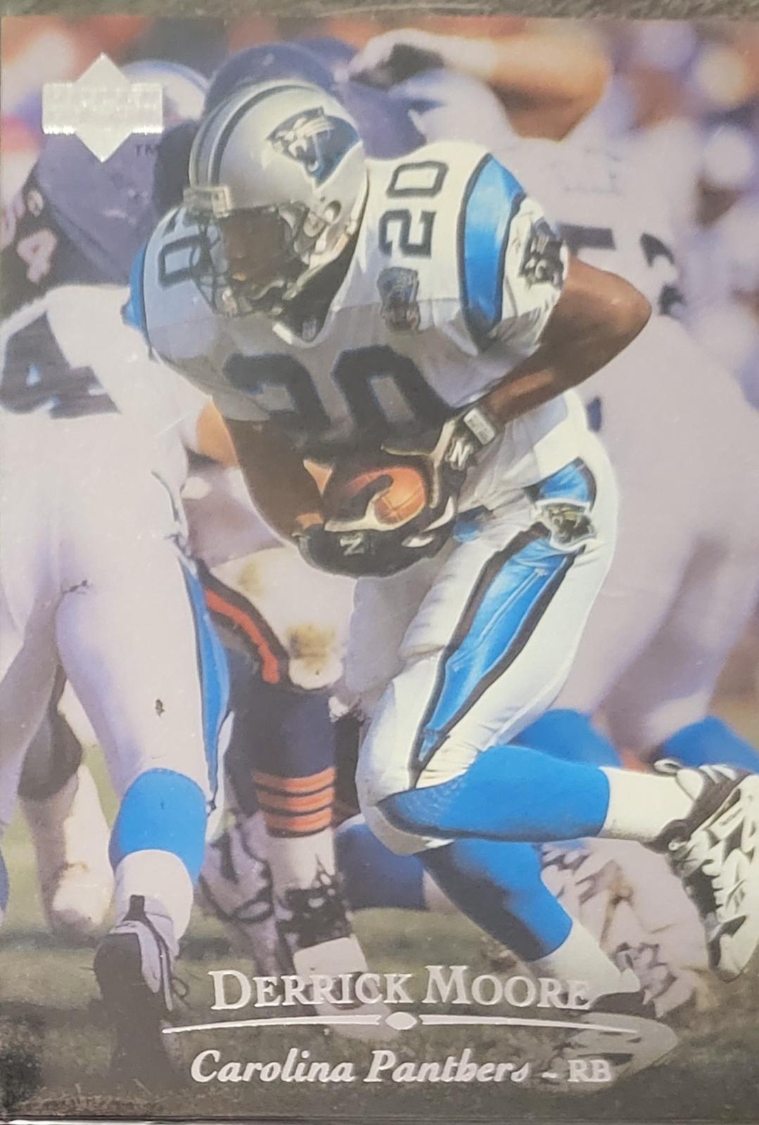 Derrick Moore #34 Football Cards 1996 Upper Deck Silver