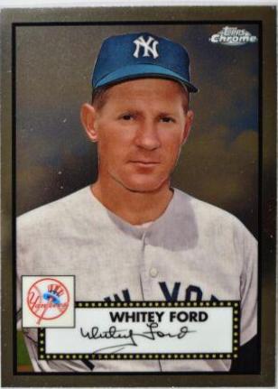 Whitey Ford #638 2021 Topps Chrome Platinum Anniversary Baseball