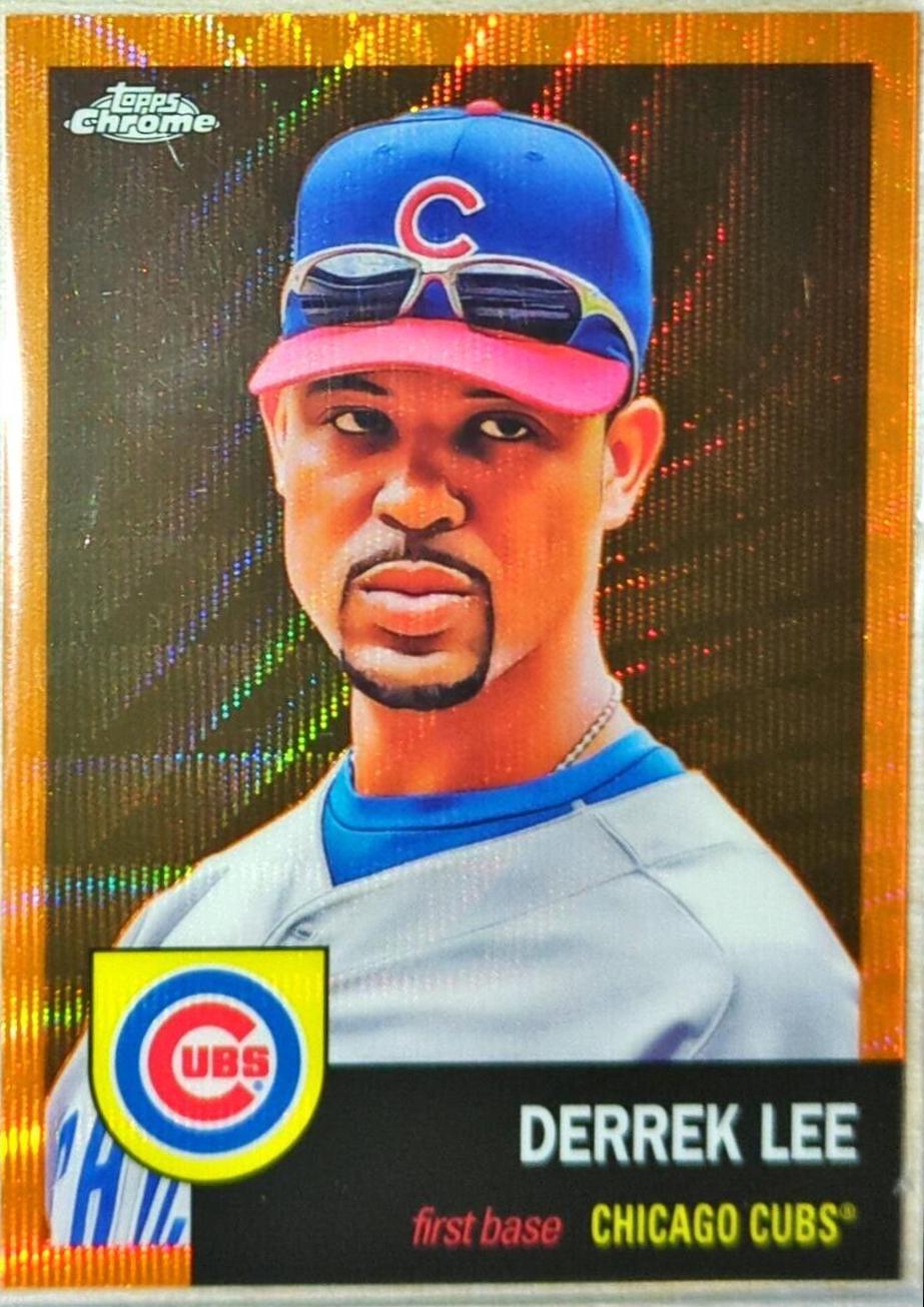 Derrek Lee [Orange Wave Refractor] #165