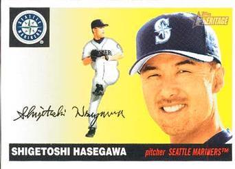 Shigetoshi Hasegawa #89 Baseball Cards 2004 Topps Heritage