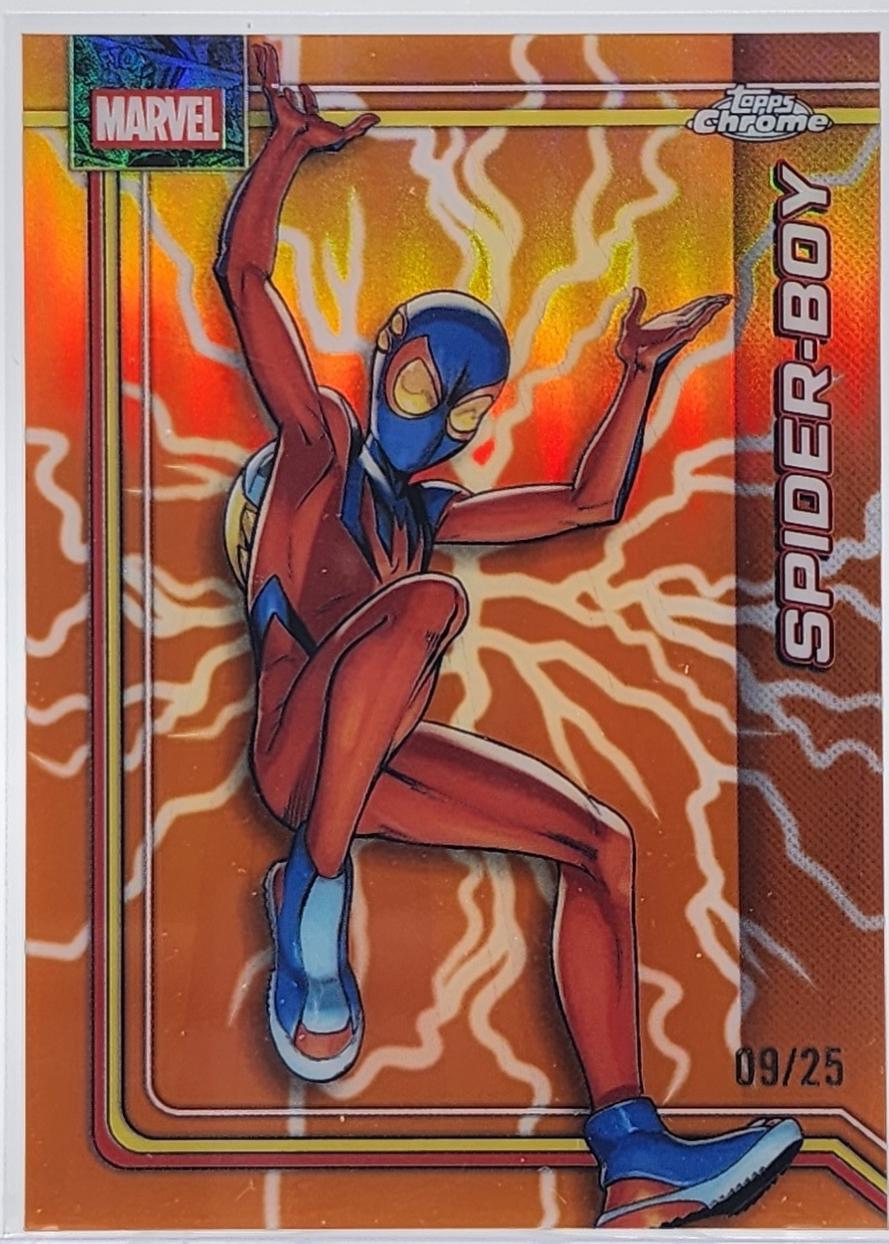 Spider-Boy Orange Refractor