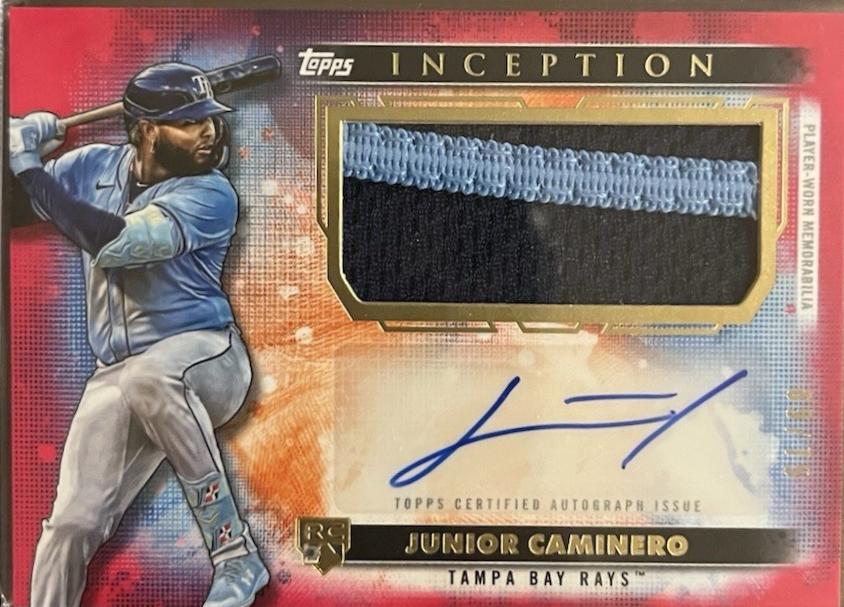 Junior Caminero #APC-JCA Prices | 2024 Topps Inception Autograph