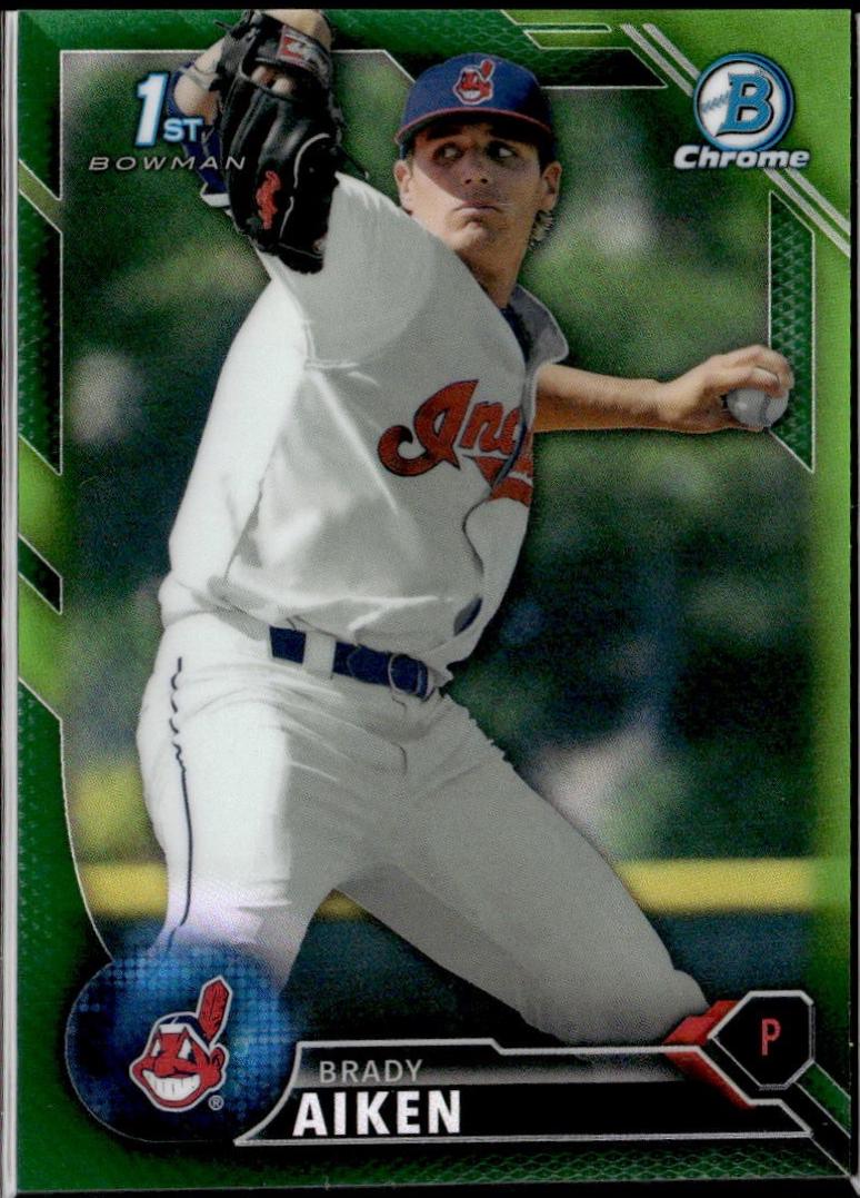 Brady Aiken [Green Refractor] #BCP-7