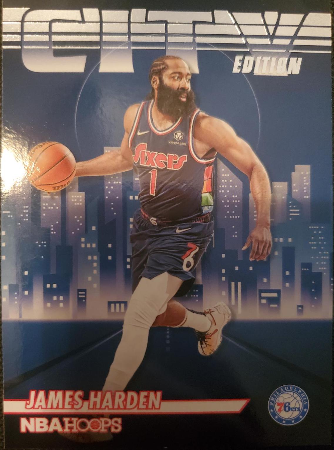 James Harden #4 Basketball Cards 2022 Panini Hoops City Edition