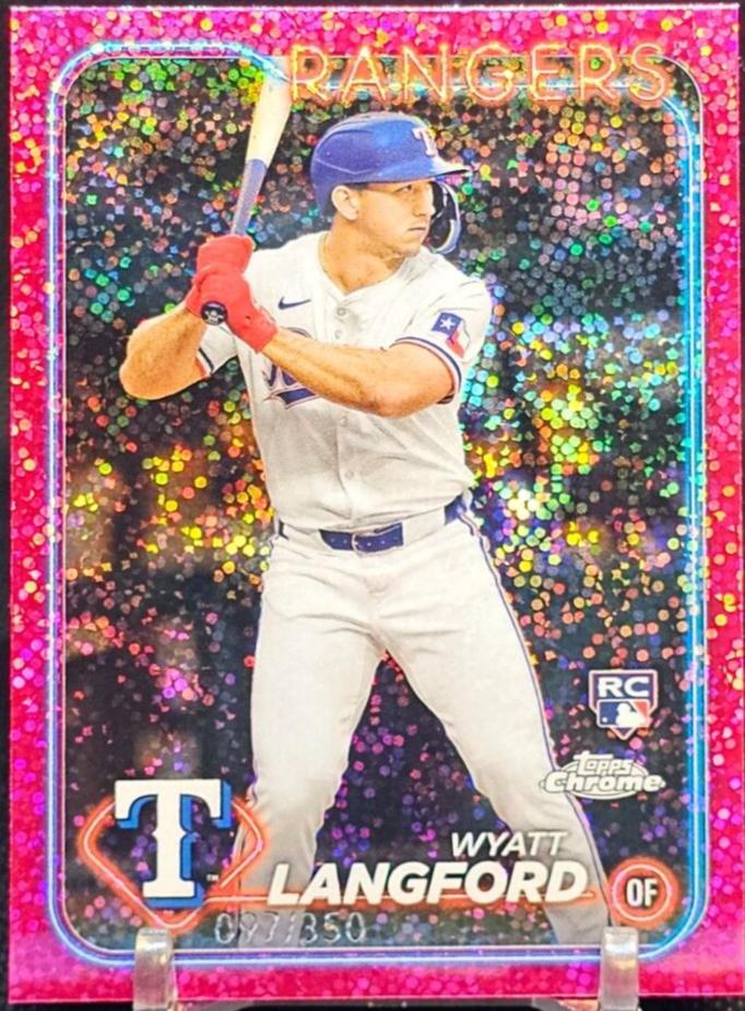 Wyatt Langford [Magenta Speckle Refractor] #122
