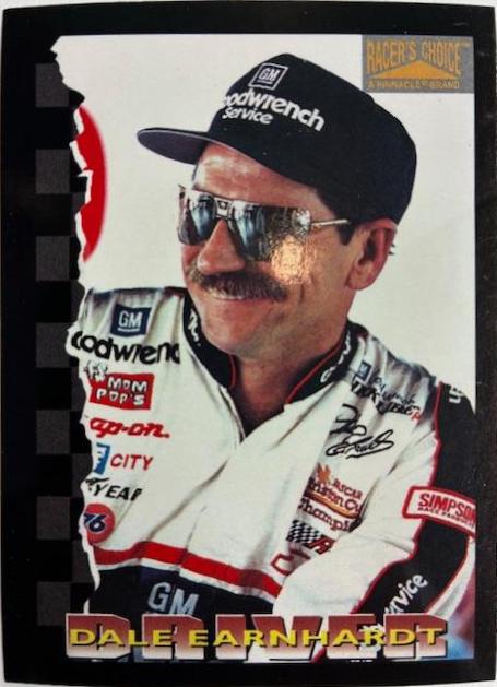 Dale Earnhardt #3 Racing Cards 1996 Pinnacle Racer's Choice NASCAR