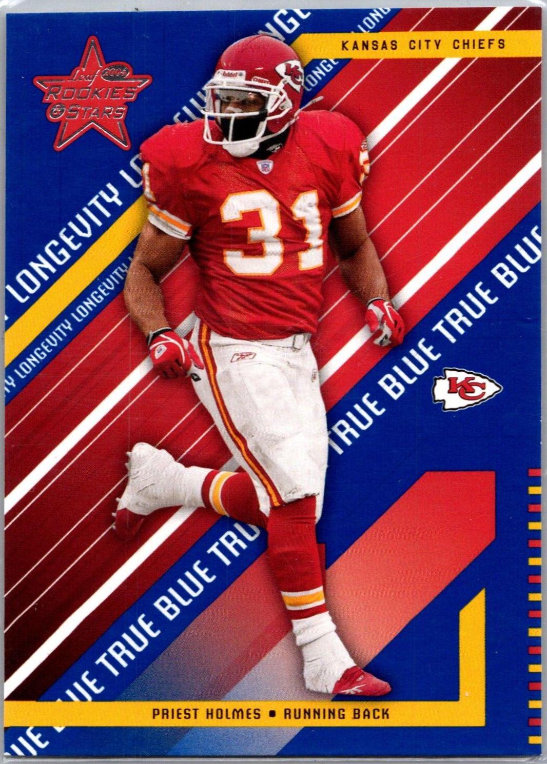 Priest Holmes #45 Football Cards 2004 Leaf Rookies & Stars