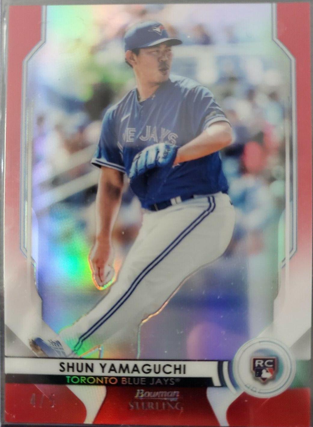Shun Yamaguchi #BSR-75 2020 Bowman Sterling Baseball