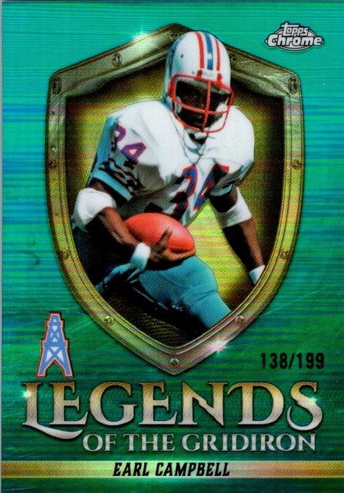 Earl Campbell [Aqua Refractor] #LOG-12