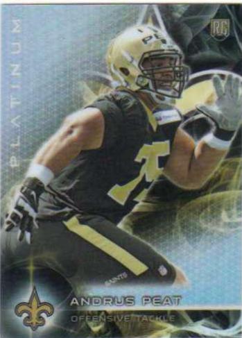 Andrus Peat #124 Football Cards 2015 Topps Platinum