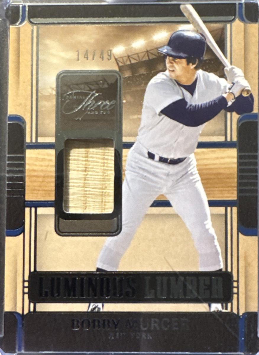 Bobby Murcer #LUM-BM 2025 Panini Three And Two Luminous Lumber Baseball