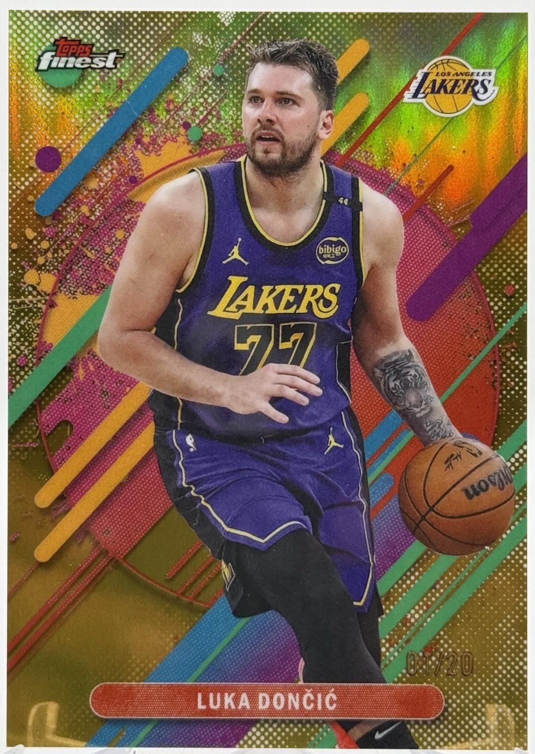 Luka Doncic [Gold Refractor] #281