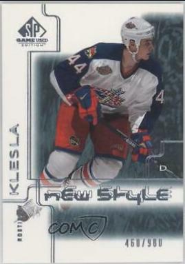 Rostislav Klesla #66 Hockey Cards 2000 SP Game Used