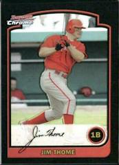 Jim Thome [Refractor] #130 Baseball Cards 2003 Bowman Chrome Prices