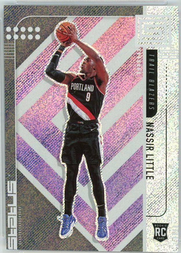 Nassir Little #197 Basketball Cards 2019 Panini Status