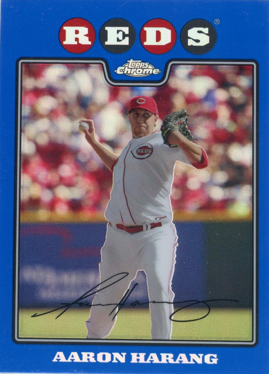 Aaron Harang [Blue Refractor] #110