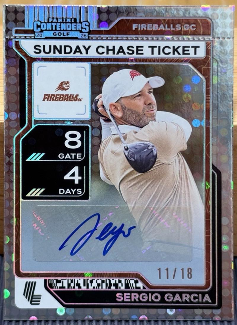 Sergio Garcia #13 2026 Panini Contenders LIV Golf