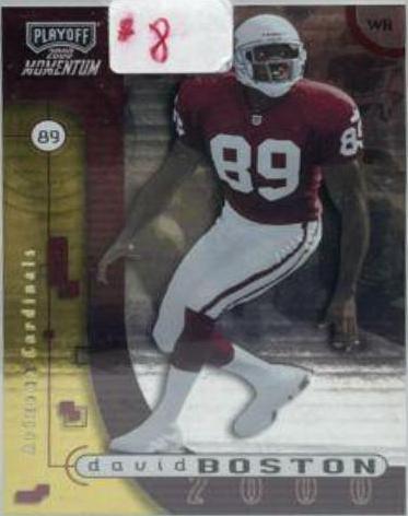 David Boston #1 Football Cards 2000 Playoff Momentum