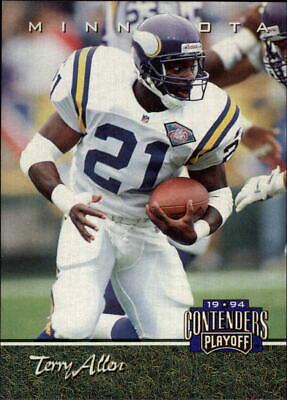 Terry Allen #46 Football Cards 1994 Playoff Contenders