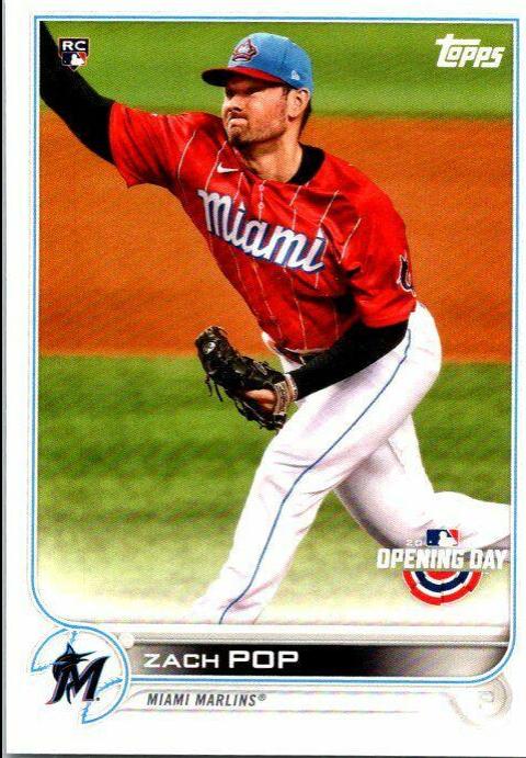 Zach Pop #204 Baseball Cards 2022 Topps Opening Day