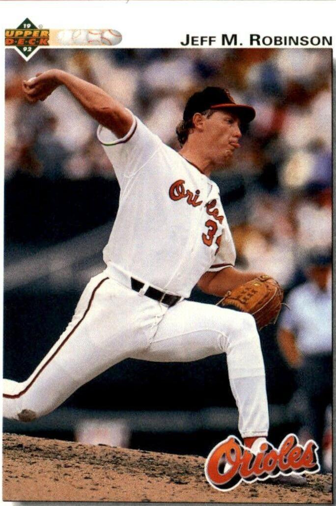 Jeff M. Robinson #320 Baseball Cards 1992 Upper Deck