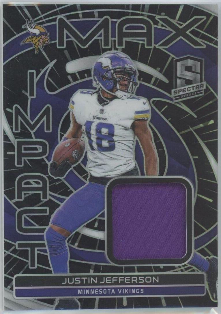 Justin Jefferson #33 Football Cards 2023 Panini Spectra Max Impact