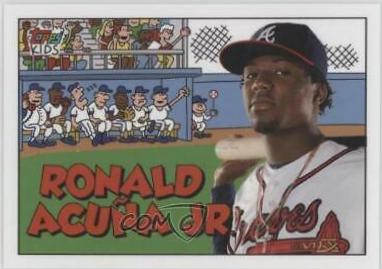 Ronald Acuna Jr. #290 2019 Topps Throwback Thursday Baseball