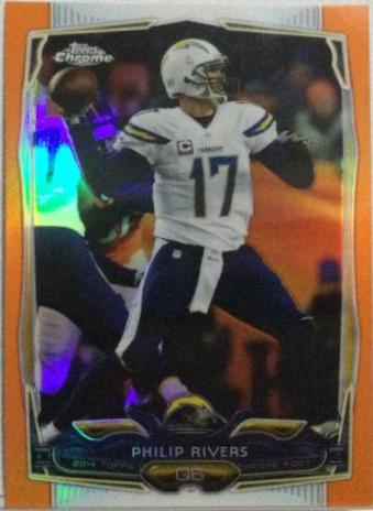 Philip Rivers [White Jersey Orange Refractor] #91