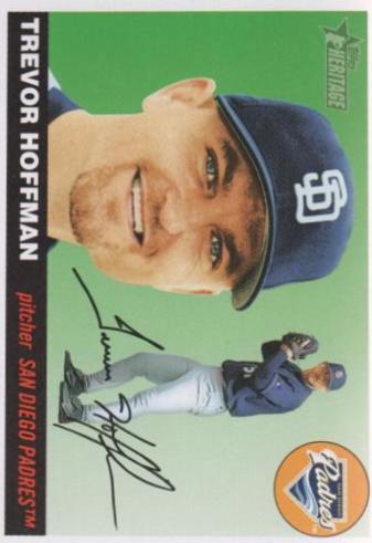 Trevor Hoffman #317 2004 Topps Heritage Baseball