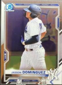 Jasson Dominguez #BCP-13 Baseball Cards 2021 Bowman Chrome Prospects
