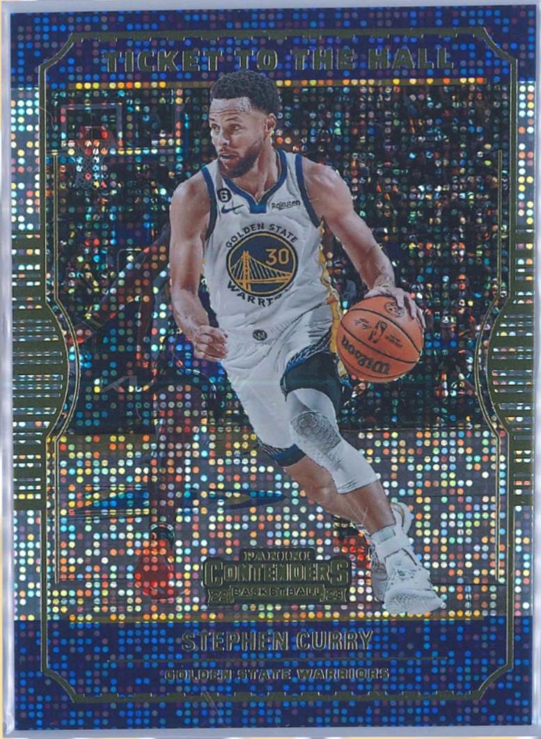 Stephen Curry #5 Basketball Cards 2022 Panini Contenders Ticket to the Hall