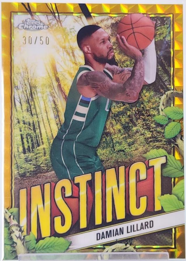 Damian Lillard [Gold Geometric Refractor] #INS-23