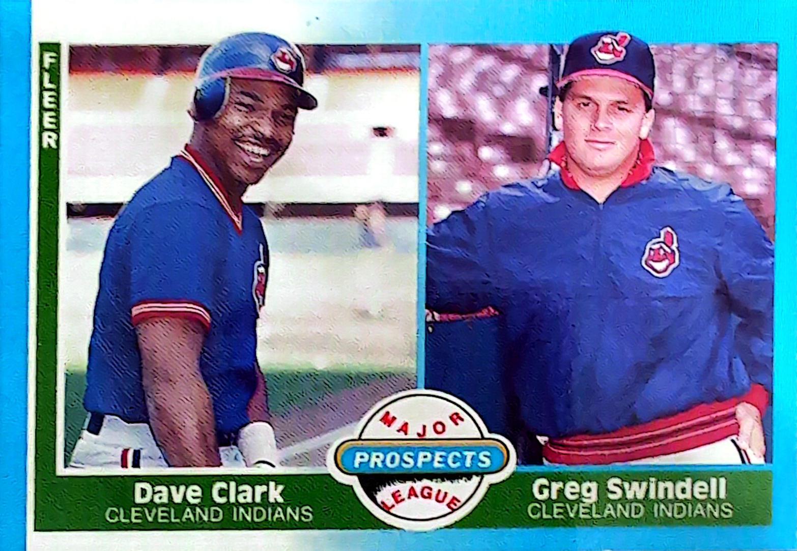 Dave Clark, Greg Swindell #644 Baseball Cards 1987 Fleer