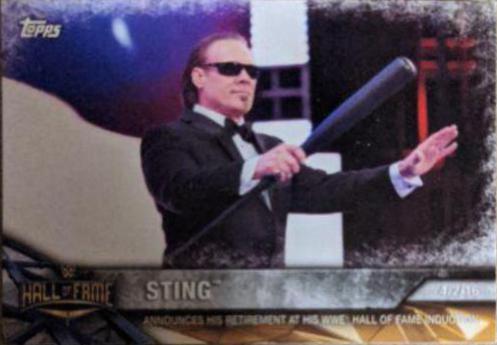 Sting #51 Wrestling Cards 2017 Topps WWE Road To Wrestlemania
