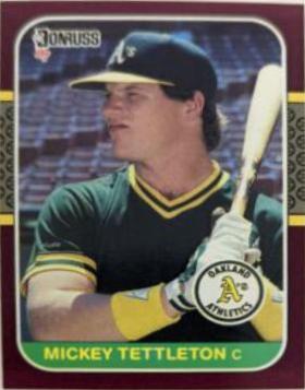 Mickey Tettleton #23 Baseball Cards 1987 Donruss Opening Day