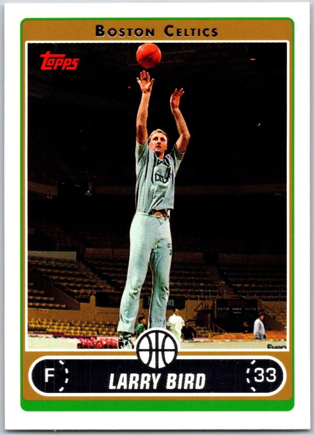 Larry Bird #33ab 2006 Topps Basketball
