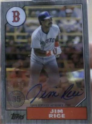 Jim Rice #87TBA-JR