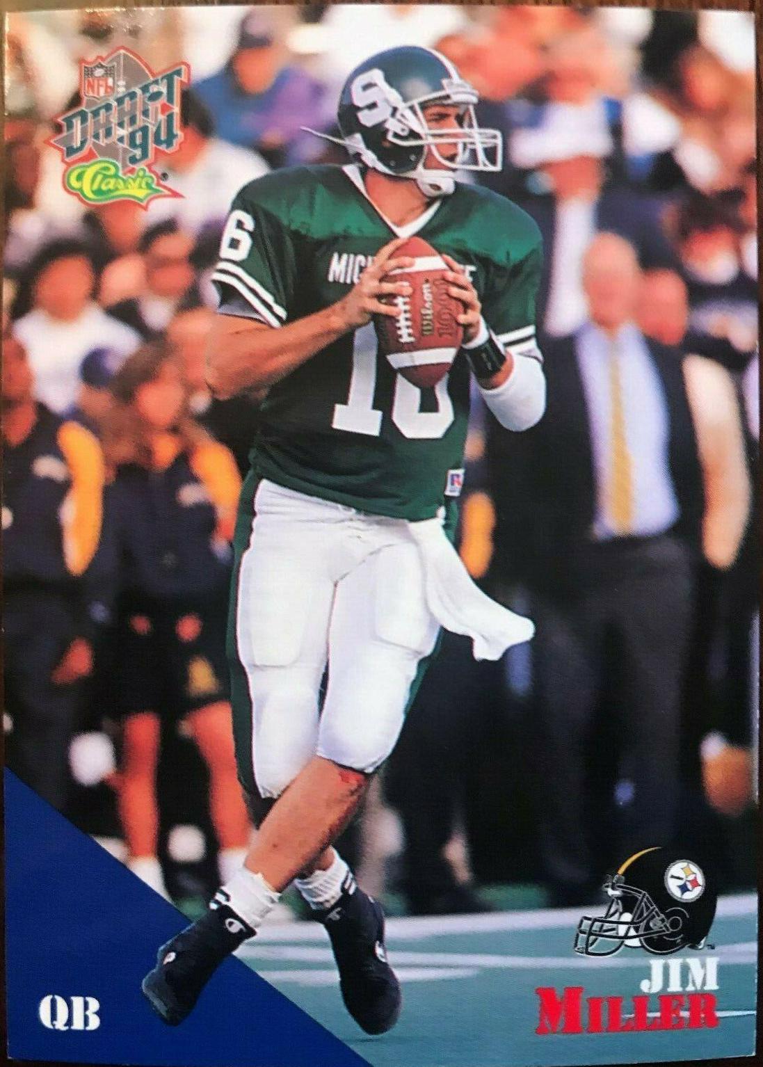 Jim Miller #29 Football Cards 1994 Classic