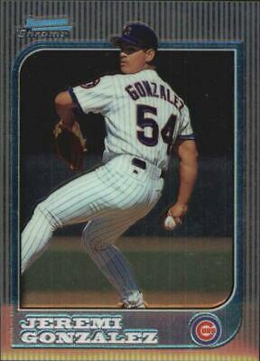 Jeremi Gonzalez Baseball Cards 1997 Bowman Chrome