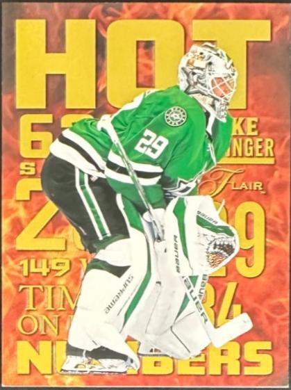 Jake Oettinger #HN-21 2025-26 Flair Hockey Hot Numbers