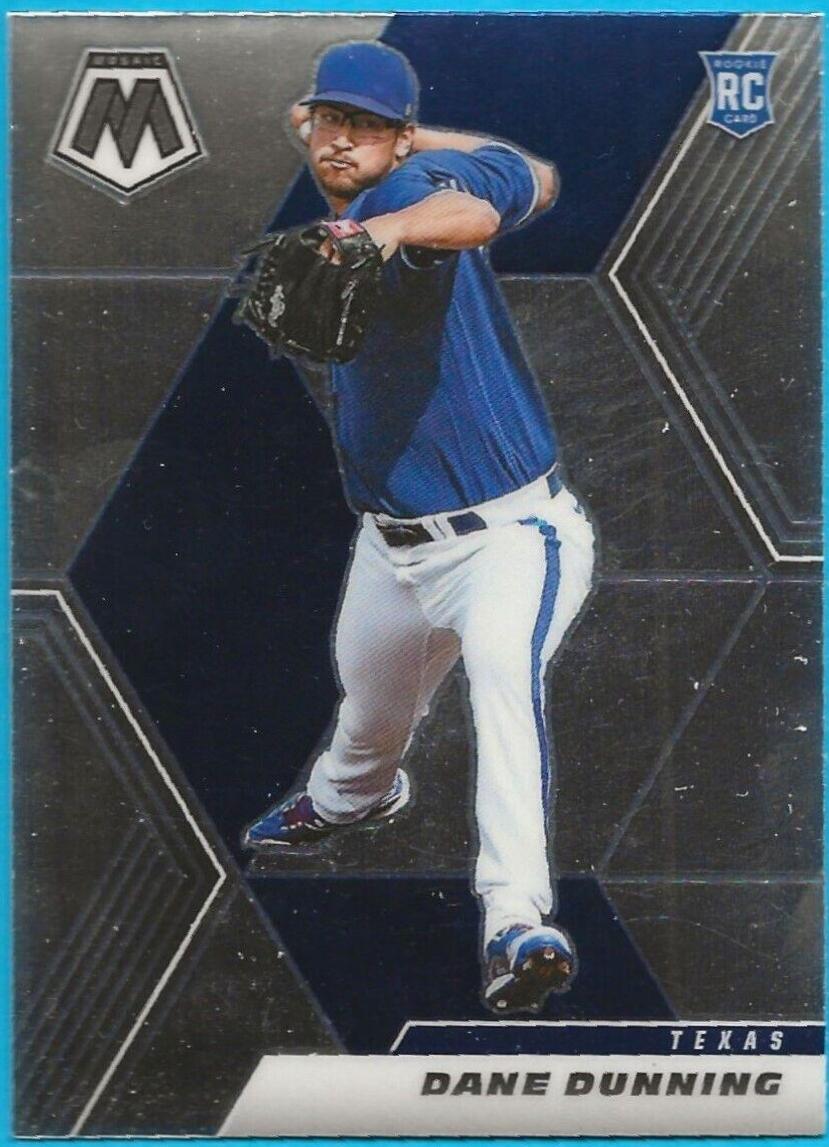 Dane Dunning #222 Baseball Cards 2021 Panini Mosaic
