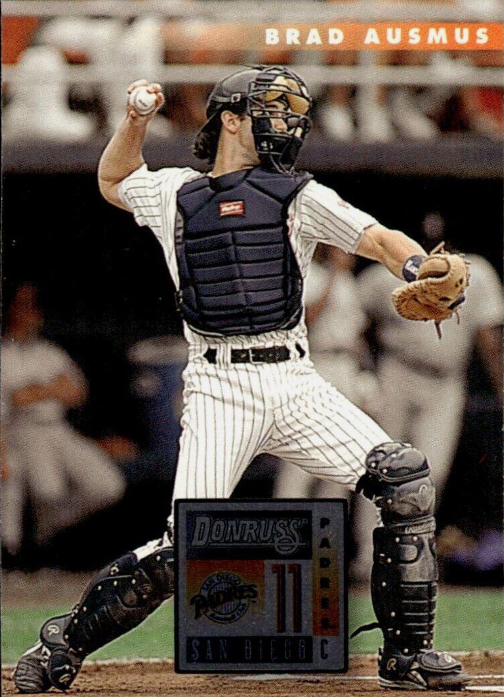 Brad Ausmus #34 Baseball Cards 1996 Panini Donruss