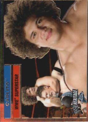 Carlito #3 Wrestling Cards 2006 Topps Heritage Chrome WWE