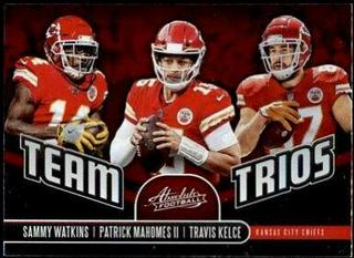 Patrick Mahomes II, Sammy Watkins, Travis Kelce