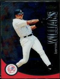 Bernie Williams #28 Baseball Cards 2001 Finest