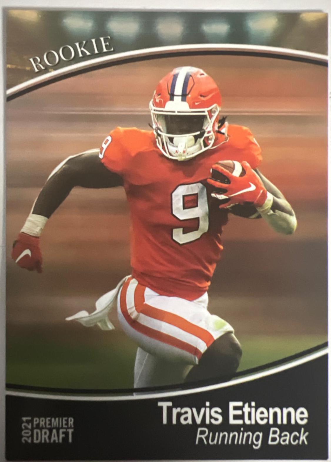 Travis Etienne #178 Football Cards 2021 Sage Premier Draft