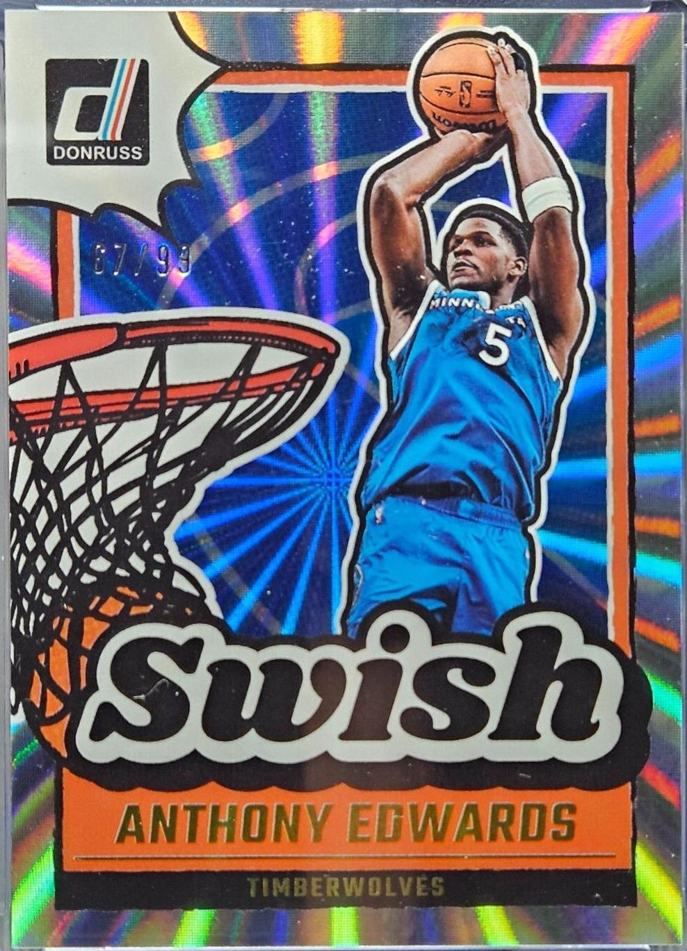 Anthony Edwards [Holo Laser] #18