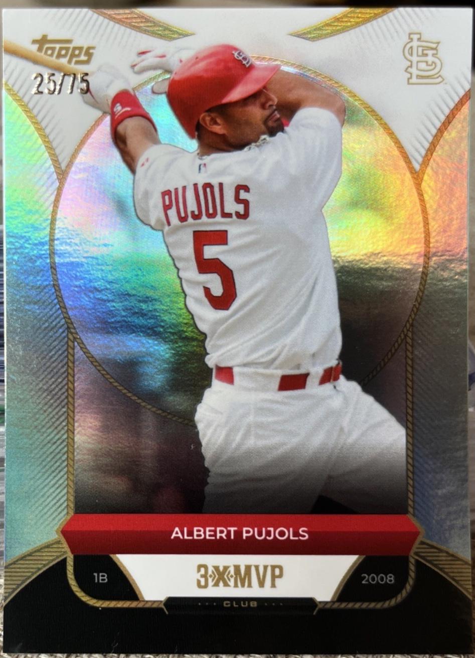 Albert Pujols [Aqua Foil] #14