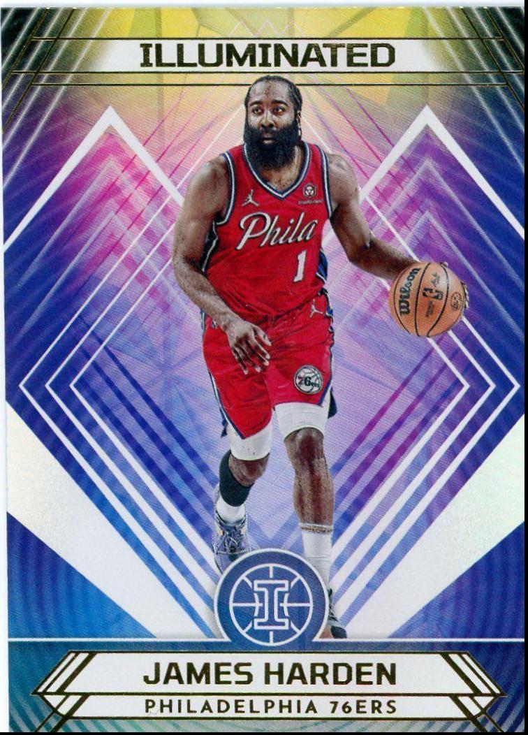 James Harden #15 Basketball Cards 2021 Panini Illusions Illuminated