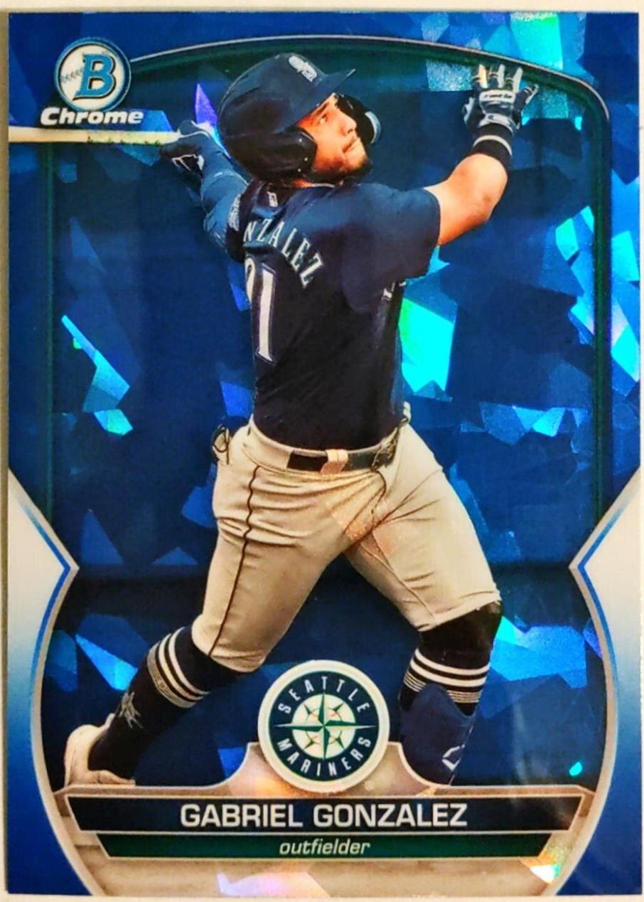 Gabriel Gonzalez #BCP-213 2023 Bowman Chrome Prospects Sapphire Baseball